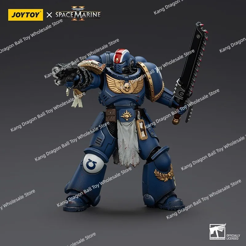 متوفر في المخزون JOYTOY Warhammmer 40K 1/18 شخصية الحركة Ultramarines الملازم Titus Gadriel Chairon طبعة جامعي أنيمي