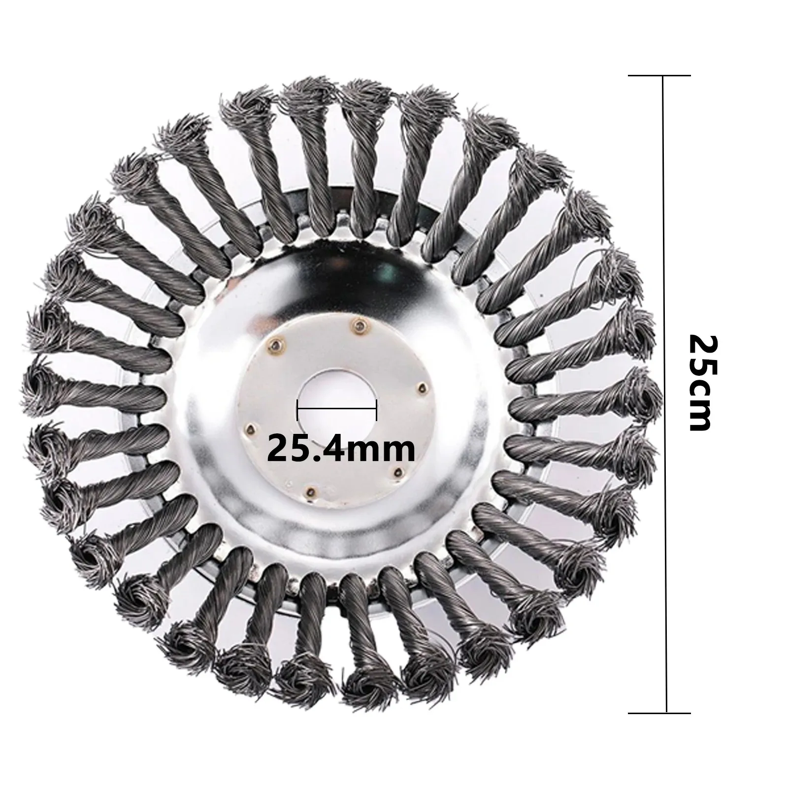 جديد 6/10 بوصة الصلب العشب الانتهازي رئيس فرش القاطع سلك Debroussailleuse الاعشاب فرشاة شفرة لحديقة جزازة العشب أداة السلطة