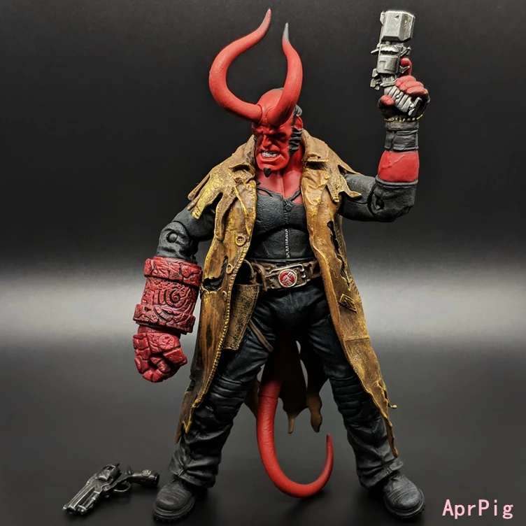 New 2024 Hellboy Action Figure Assemble Model In Stock Collection Model Toys Decoration Statue Model Toys For Kids Gifts