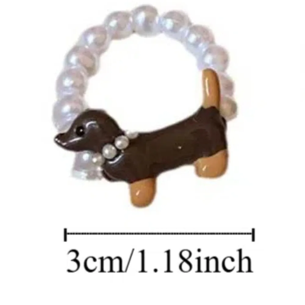 شخصية Kawaii الألماني الأقراط حمض الخليك حجر الراين الكرتون سلسلة قلادة غطاء الرأس الكورية نمط أغطية الرأس النساء #4