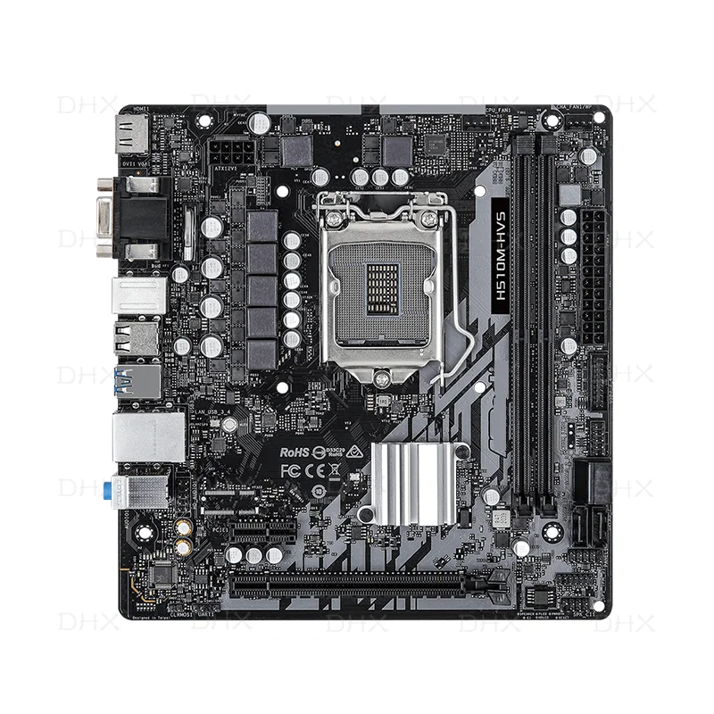 For ASROCK H510M-HVS Motherboard 64GB HDMI PCI-E4.0 LGA 1200 DDR4 Micro ATX H510 Mainboard 100% Tested Fully Work be shipp quick