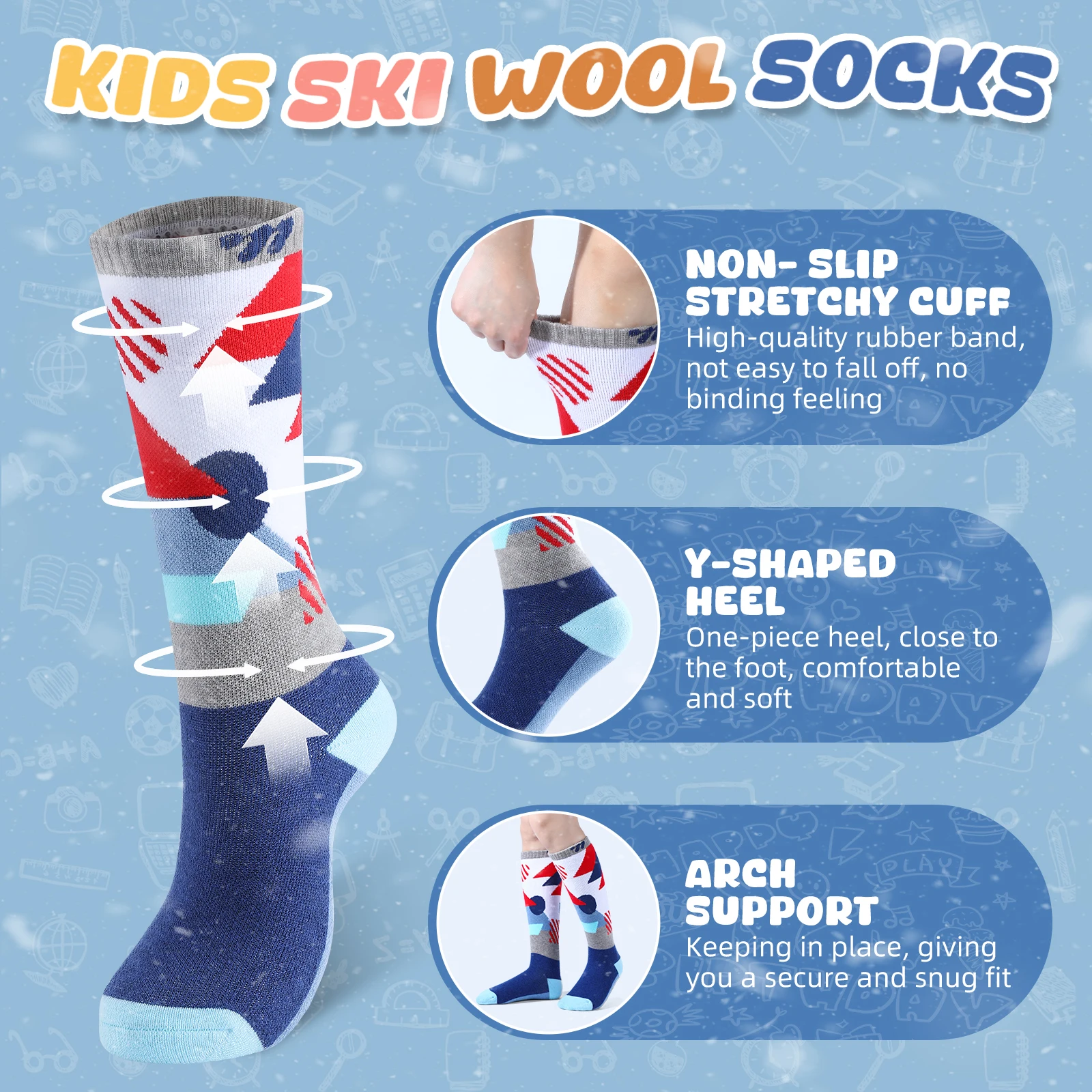 WEST BIKING Merino Wool Therma - Wool Hiking Sock ulasan dan harga