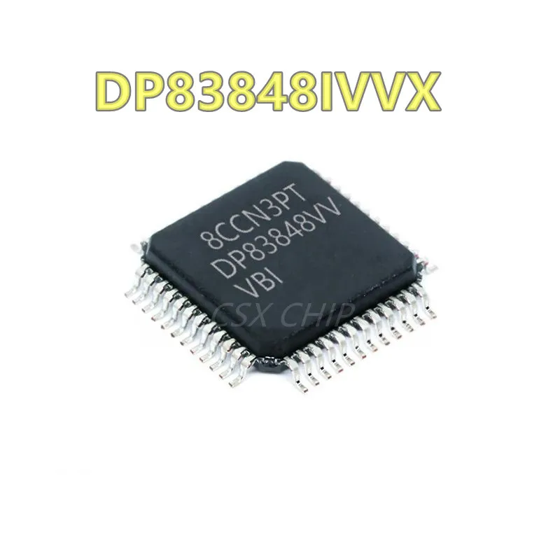 

10pcs/lot DP83848IVVX LQFP48 DP83848 DP83848VV QFP DP83848I DP8384VV VBI new and original In Stock