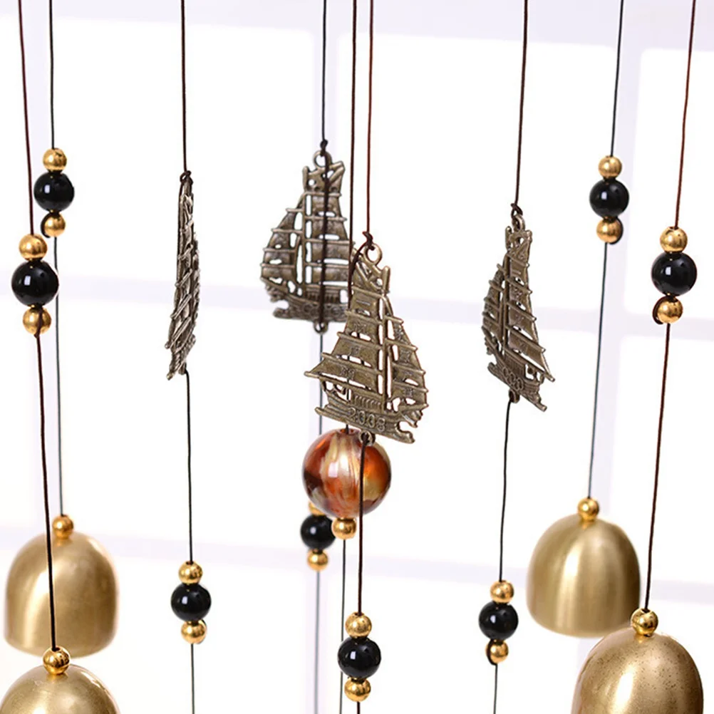 

Vintage Copper Wind Bell Metal Hanging Wind Chimes Home Garden Patio Door Decorative Relaxation Home Windchimes