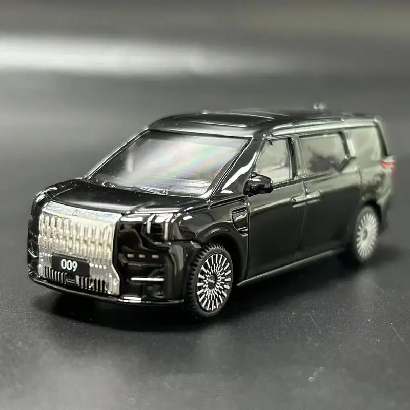 1:64 ZEEKR 009 MPV Alloy Car Model High Simulation Diecast Metal Miniature Scale Vehicles Car Model Collection Children Toy Gift