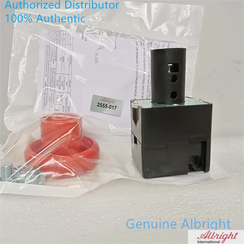 Original Albright ED125 ED125-34 48V 125A Emergency Button Emergency Stop Switch 48Volt 125 Amp Electric Forklift Pallet Truck