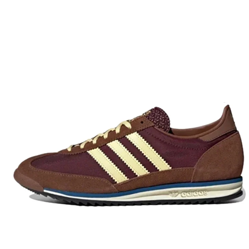 Adidas Originals SL 72 RS Scarpe da corsa unisex in pelle scamosciata marrone Scarpe da ginnastica da passeggio antiscivolo per esterni