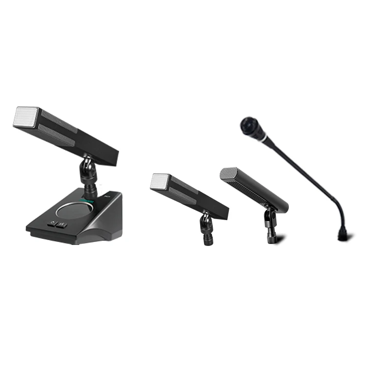 High-density 5-pin 186mm Angle Adjustable Clear Sound Quality Good Pickup Square Elliptical Conference Microphone Pole