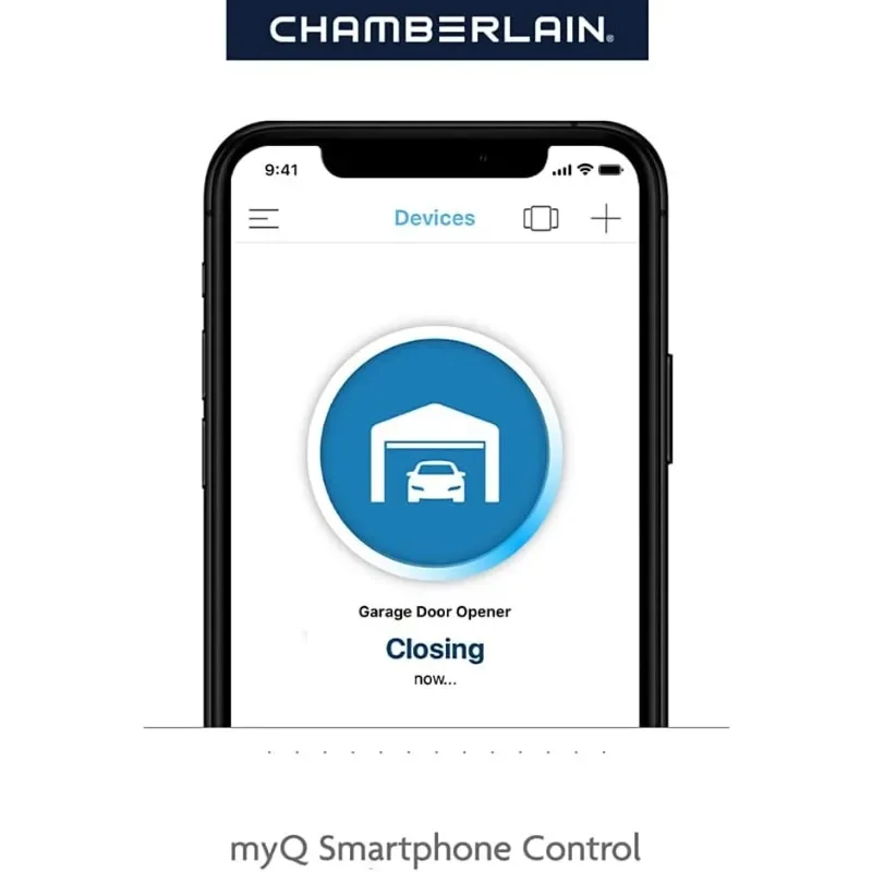 B2401 smart leiser Garagentor öffner mit Riemen antrieb, grau