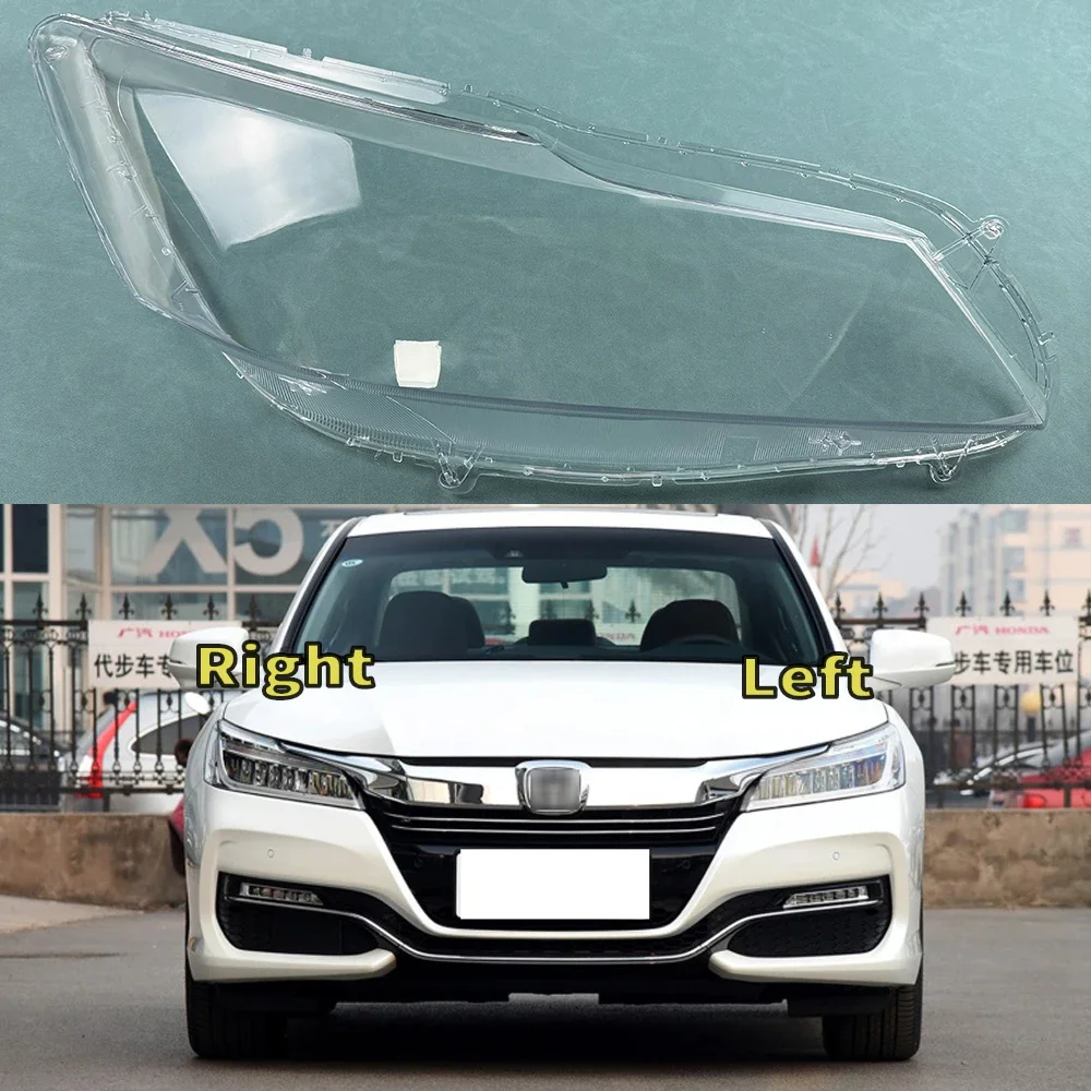 

For Honda Accord 9.5 Generation 2016 2017 High configuration Headlamps Plastic Cover Lampshade Headlight Shade Headlamp Shell