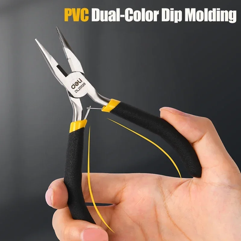 5 بوصة متعددة الوظائف تجريد إبرة زردية طويلة الأنف الصلب قطع لقط أداة DIY بها بنفسك مجوهرات صغيرة اكسسوارات #2