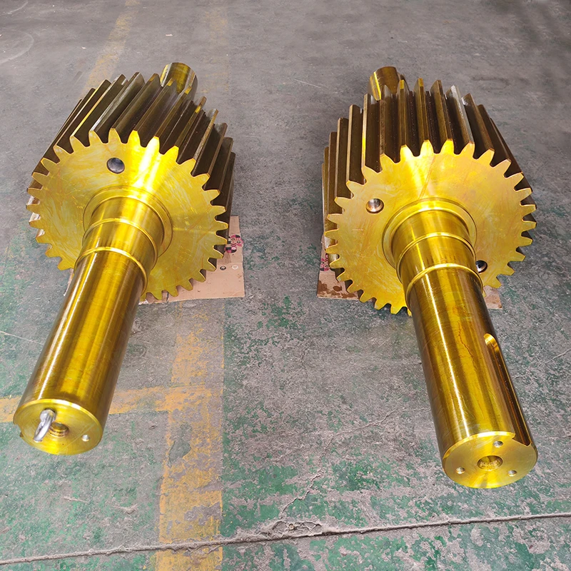 Large Custom Gear Shaft Transmission/Main Gear Shaft EN10250-4 34CrNi3MoA 2280mm Length OEM/ODM Available