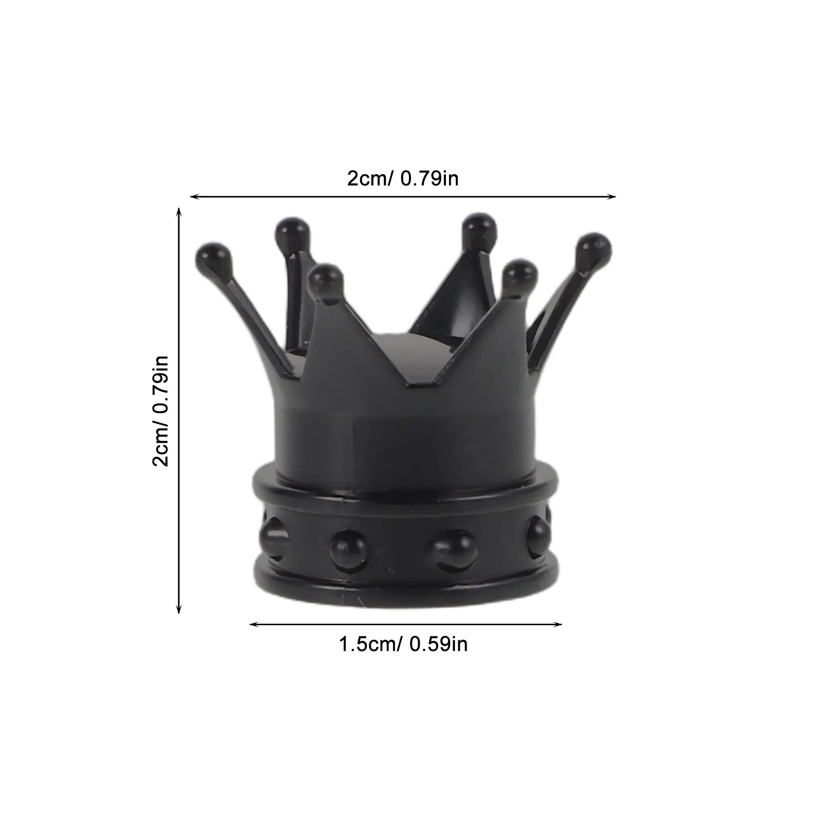4Pcs Style Tire Valve Caps Aluminum Construction Universal Fit for All Cars Trucks Air Caps for Car Tires Automotive