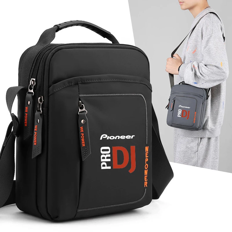 New Pioneer Pro Dj Shoulder Bag Travel Messenger Bag Men\'s Waterproof Fashion Nylon Shoulder Bag Outdoor Casual Sports Chest Bag