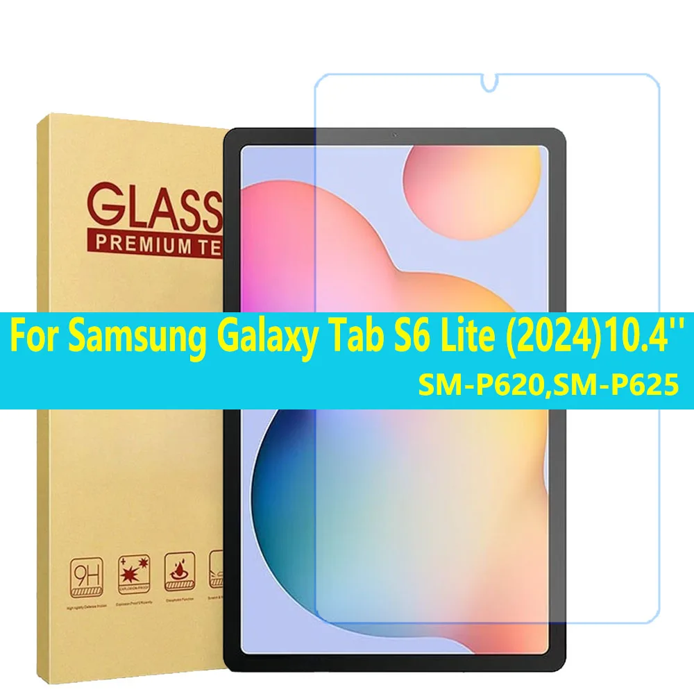 

For Samsung Galaxy Tab S6 lite 2024 10.4 inch Tempered Glass Screen Protector SM-P620 SM-P625 Tablet Clear Protective Film