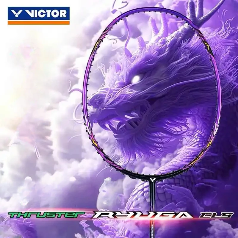 VICTOR Vollcarbon-Badmintonschläger Xiaolongya CLS Singles Attack TK-RYUGA-CLS