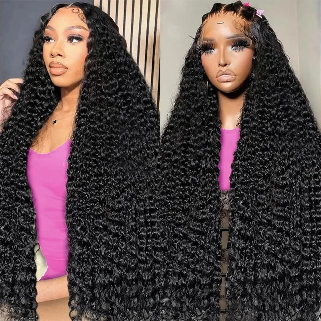 

Lace Front Wigs Human Hair Pre Plucked 180% Density 4x4 HD Transparent Lace Front Wigs Human Hair for black Women Glueless Wigs