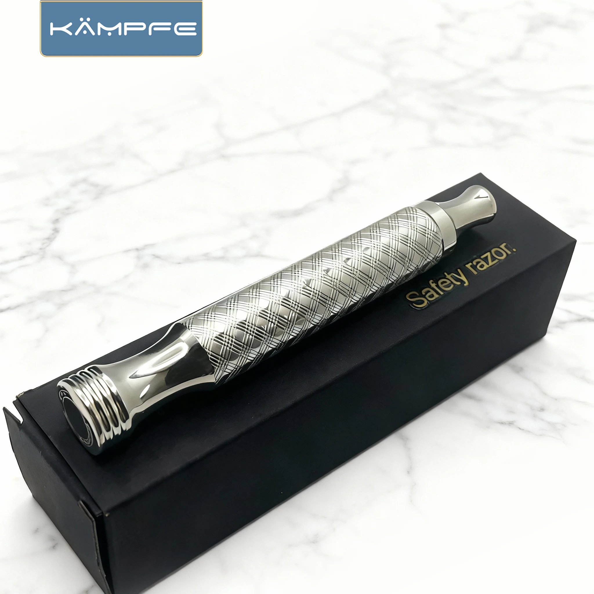 

Kampfe Polished CNC - processed Stainless Steel Men Safety Razor Handle
