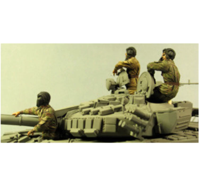 1/35 Scale Resin Figure Assembly Model Kit Modern War Miniature GK Modern Tank Group Chechnya Unassembled and Unpainted