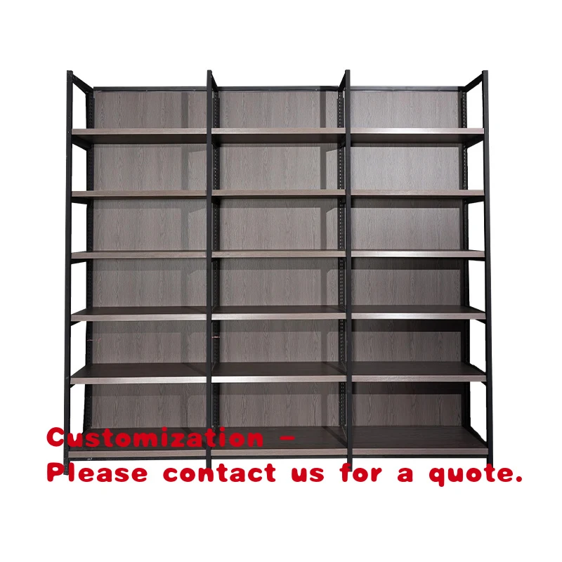 custom.Factory Direct Supermarket Store Heavy Duty Metallic Single Side Snack Milk Powder Display Rack Shelf