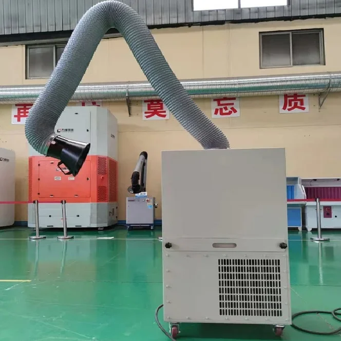 Easy To Use Air Cleaner  Pollution Control Device Industrial Dust Extractor 2.2kw with All Directions Flexible Suction Arm