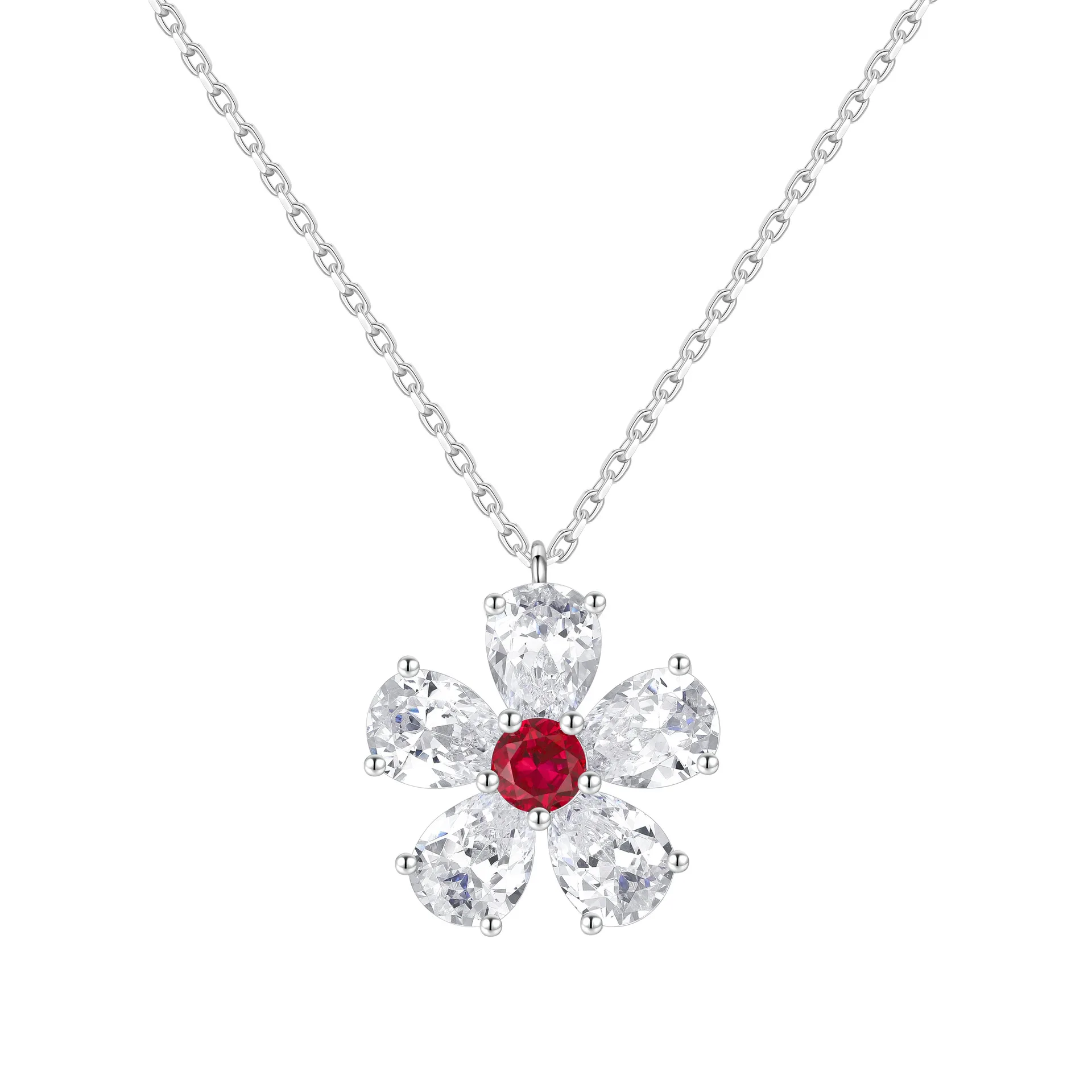 

ShanLover Brand High Quality Certificate Women Light Luxury And Niche Certificate 925 Silver Women Zircon Necklace