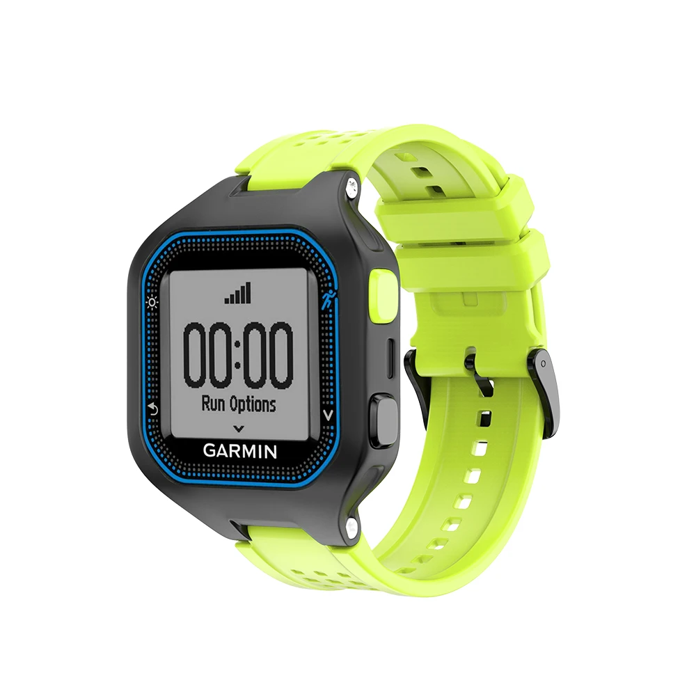 Cinturino di ricambio per cinturino multicolore per orologio da polso di grandi dimensioni per Garmin Forerunner 25