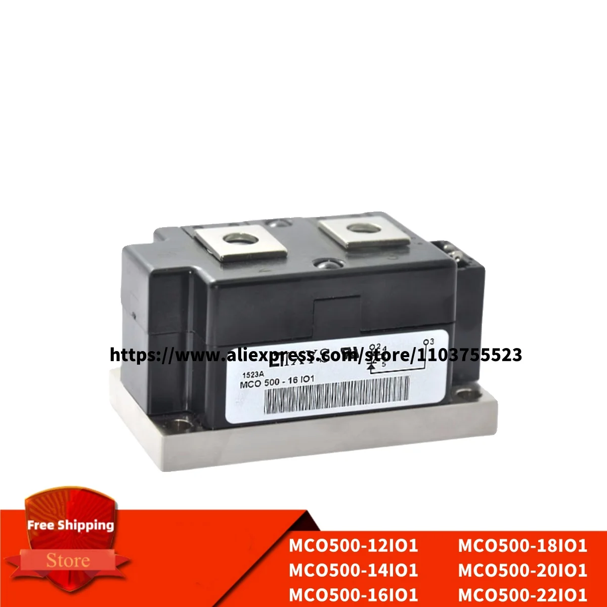 MCO500-16IO1 -12IO1 -14IO1 -18IO1 -20IO1 -22IO1 IGBT Module