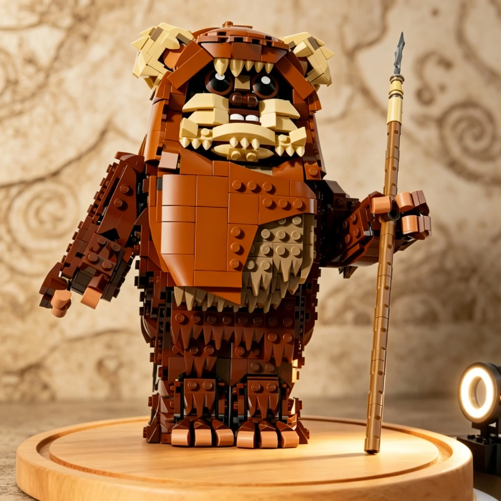 

1010 pieces of conflict war Wicket Jungle Warrior Sentinel building block model toy birthday Christmas gift decoration
