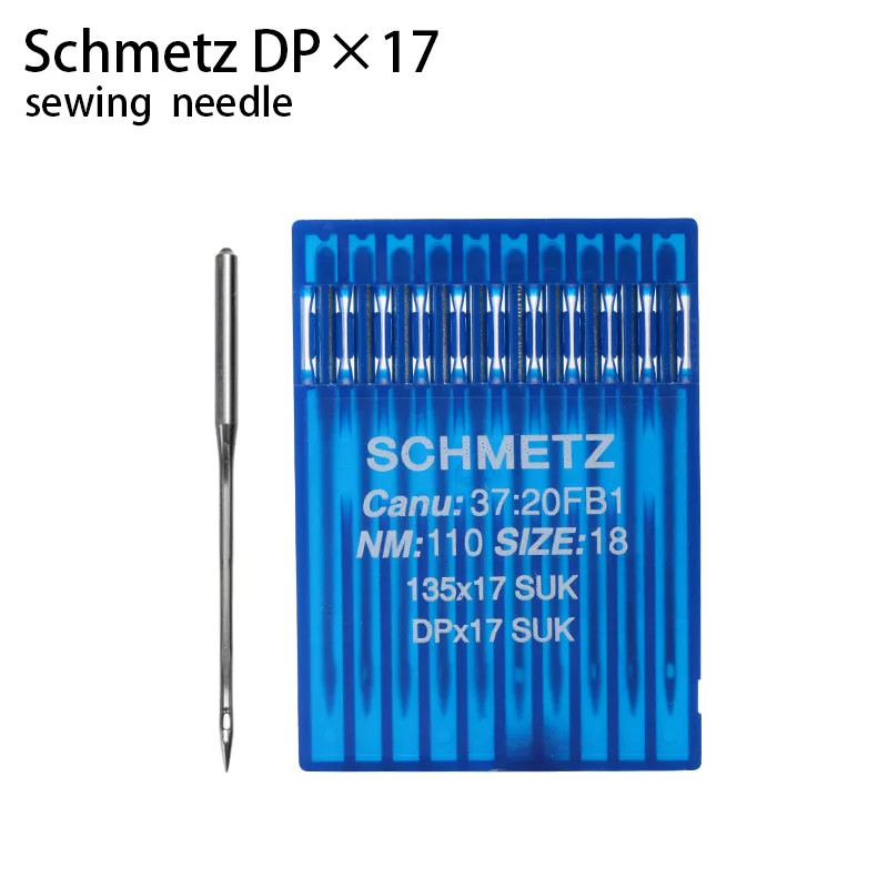 50PCS Schmetz DP×17 Needles, Replacement Parts for Industrial Sync Sewing & Computer Pattern Machines,SY3355 37:20、135X17、SY3357