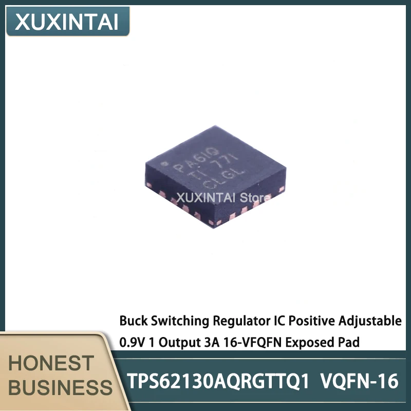 

10Pcs/Lot New Original TPS62130AQRGTTQ1 TPS62130 Buck Switching Regulator IC Positive Adjustable 0.9V 1 Output 3A 16-VFQFN