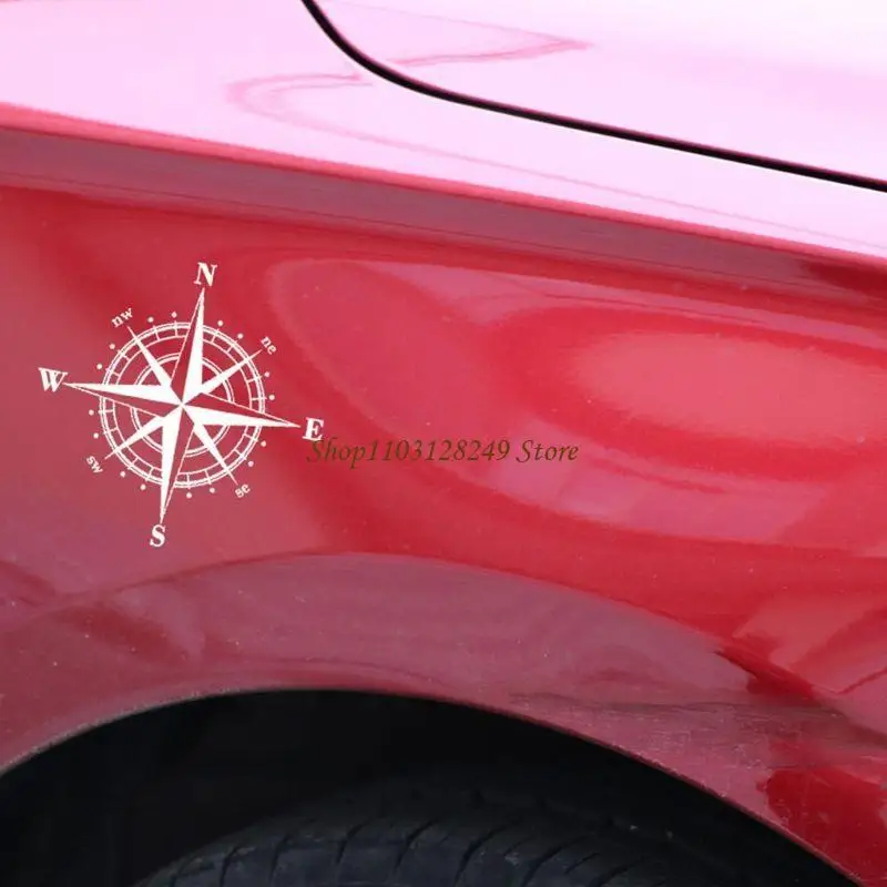 N5KD Popular Car Exterior Sticker 15cm Shaped Decals Vehicle Hood Decoration