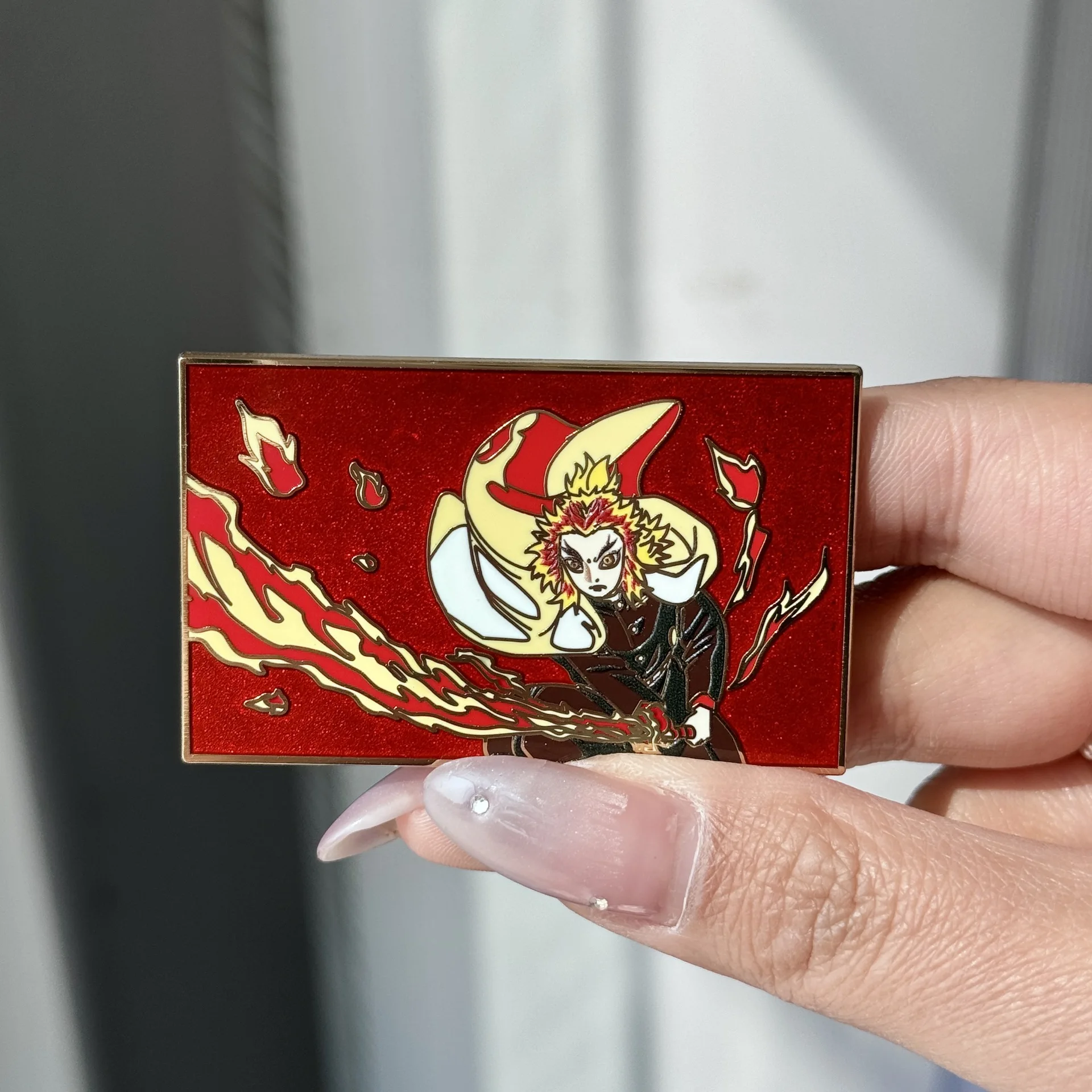Anime Demon Slayer Badges Pendant Tomioka Giyuu Pins Kimetsu No Yaiba Brooches for Backpack Bag Clothing Lapel Cosplay Toy Gift view 6