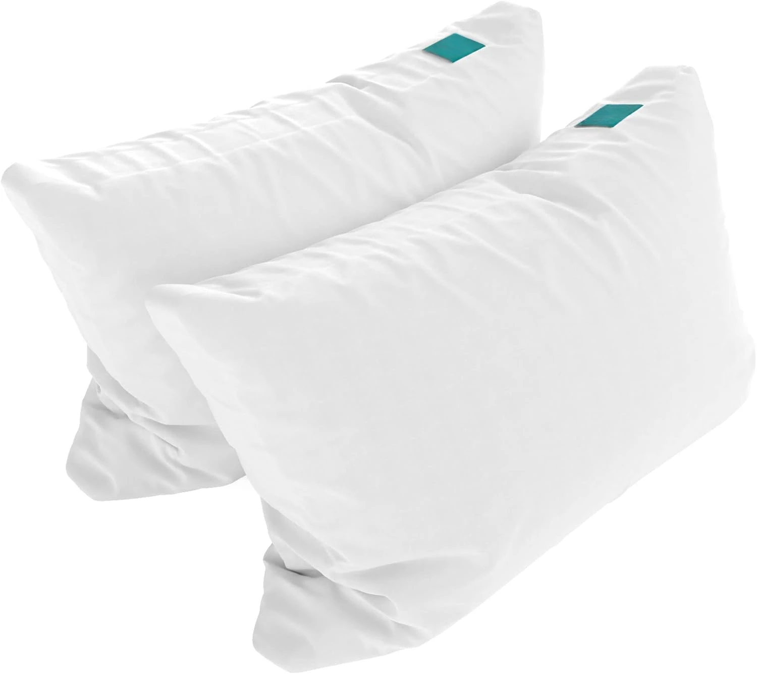 1/2 Pack Cooling Bed Pillow & Removable Cover for Sleeping Sets, Microfiber Pillow for Back, Stomach or Side Sleepers