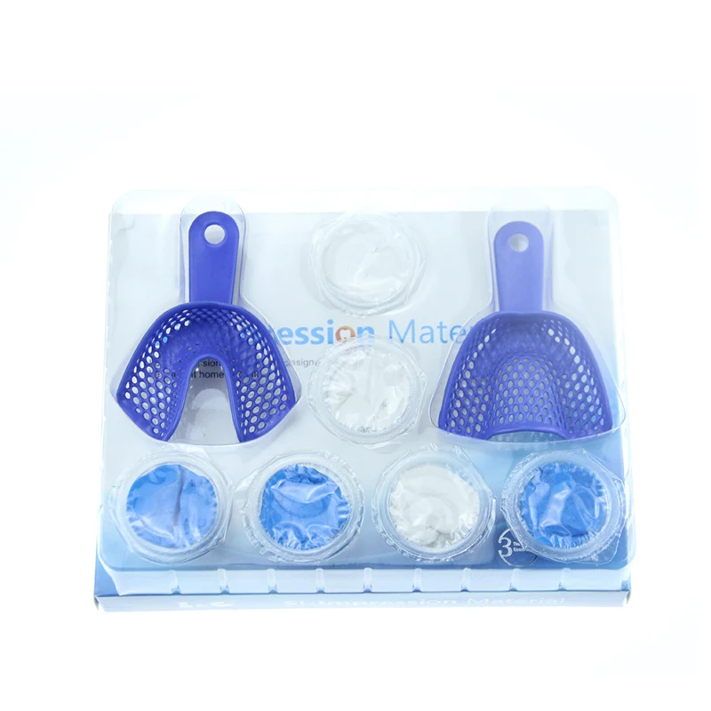 Dental Impression Tray Plastic-Steel Teeth Holders Dentistry Instrument Oral Hygiene Dentist Materials Dental Trays Tools