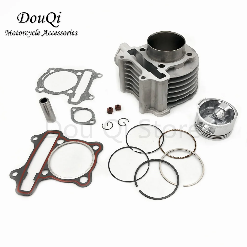 

Engine Cylinder Kit Piston Ring Set Gasket For 57.4mm GY6 150CC Motorcycle Accessories