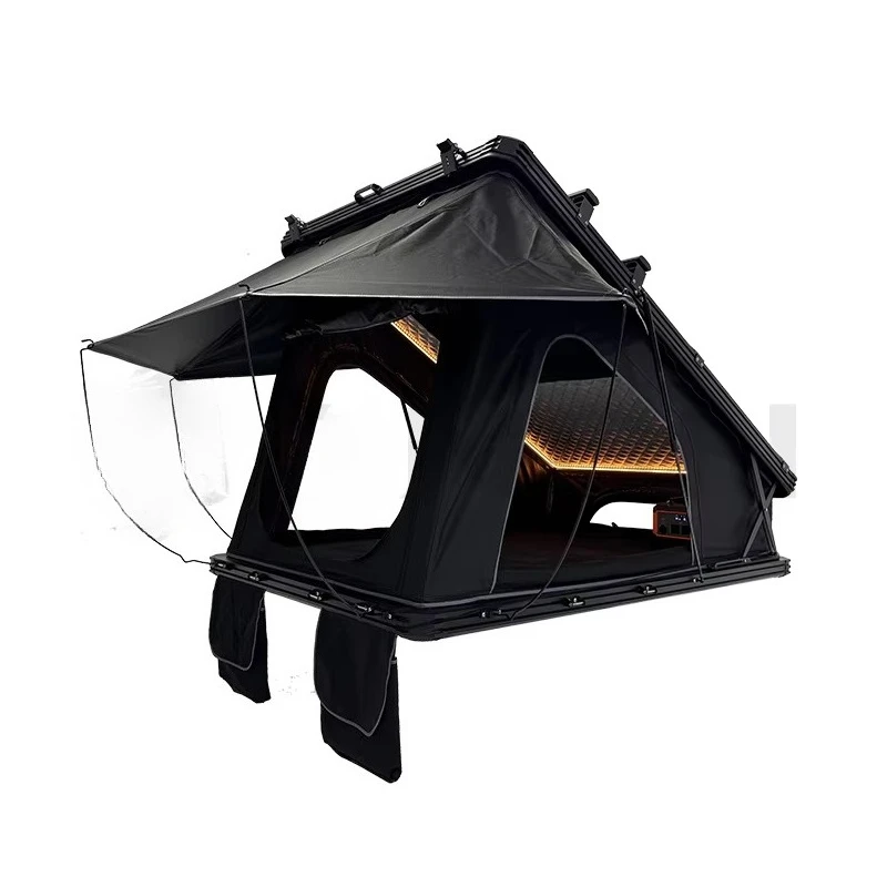X Hinge Big Size Aluminum Hard Shell RTT 2-3 Person X Frame Roof Top Tent Clamshell Rooftop Tent