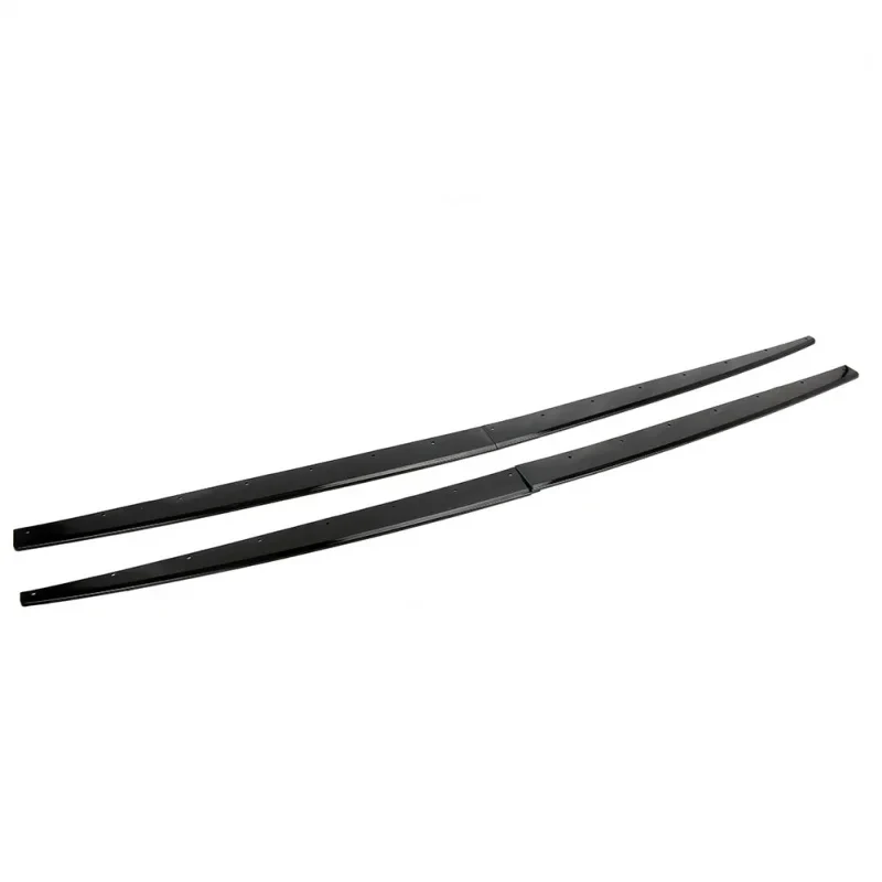 

High Quality Gloss Black PP 4 Pieces Side Skirt Exterior Body Extension Upgrade Accessories Fit 2013-2018