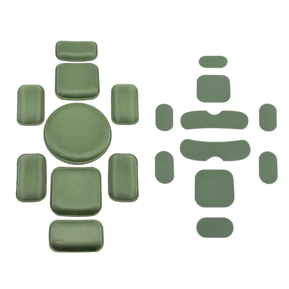 Tactical Helmet Cushion Liner Kit EVA Foam Pad Set For Fast Mich Protective Gear Comfortable Waterproof Interior Accessory