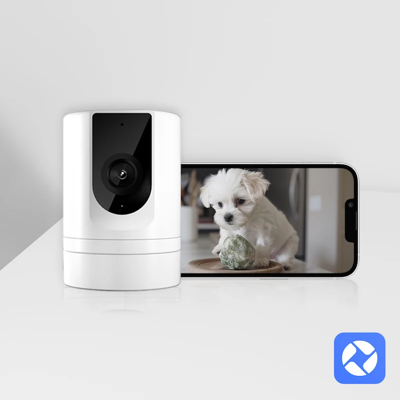 Cámara Interior Plegable para Mascotas y Bebés con App 📹