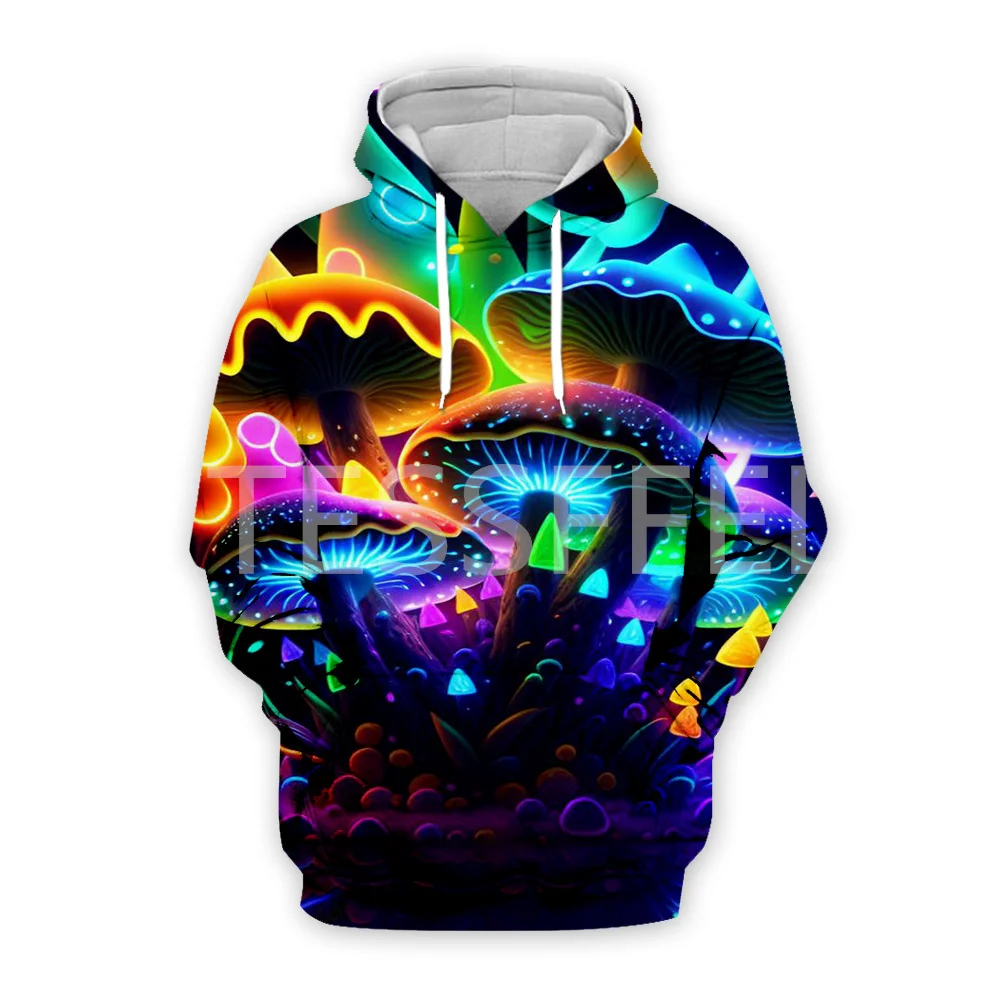 

Mushroom Plant Fungus Psychedelic Trippy Tattoo Retro Streetwear Vintage 3DPrint Pullover Harajuku Jacket Casual Funny Hoodies I