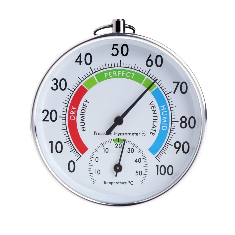 Multifunktionales Thermometer-Hygrometer zur Messung der Temperatur und Luftfeuchtigkeit Schulbüro