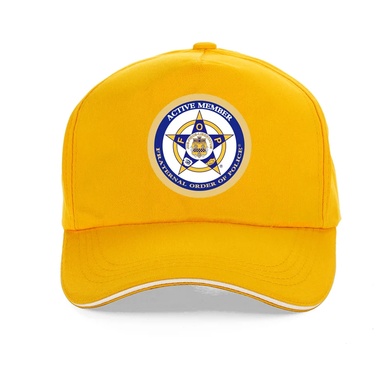 FRATERNAL ORDER OF POLICE Baseball Cap summer visor Breathable POLICE hat Adjustable men Snapback hats Casquette