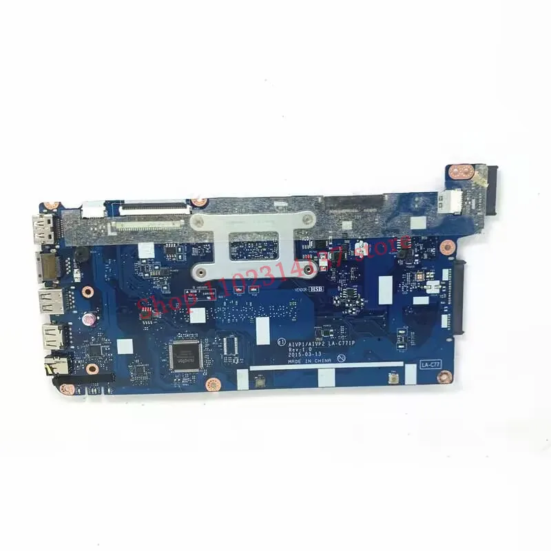 For Lenovo Ideapad 100-14IBY 100-15IBY Mainboard LA-C771P With SR1YJ N2840 CPU Laptop Motherboard 100% Fully Tested Working Well