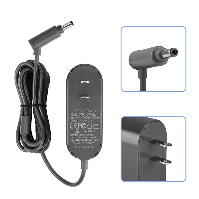 

For Dyson Replaceable Battery Charger Portable V6 V7 V8 26.1V Universal Model Battery Charger With US Plug-A58E