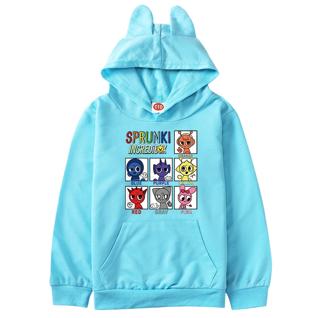 Sprunki Clothes Kids Game Sprunky Incredibox Hoodie Boys Long Sleeve Sweatshirts Toddler Girls Causal Coats Children's Clothing