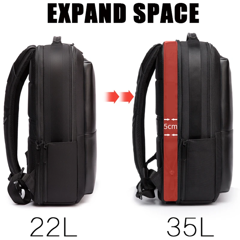 BANGE-mochila impermeable para ordenador portátil de 15,6 pulgadas para hombre, morral escolar, bolsa de viaje para adolescentes