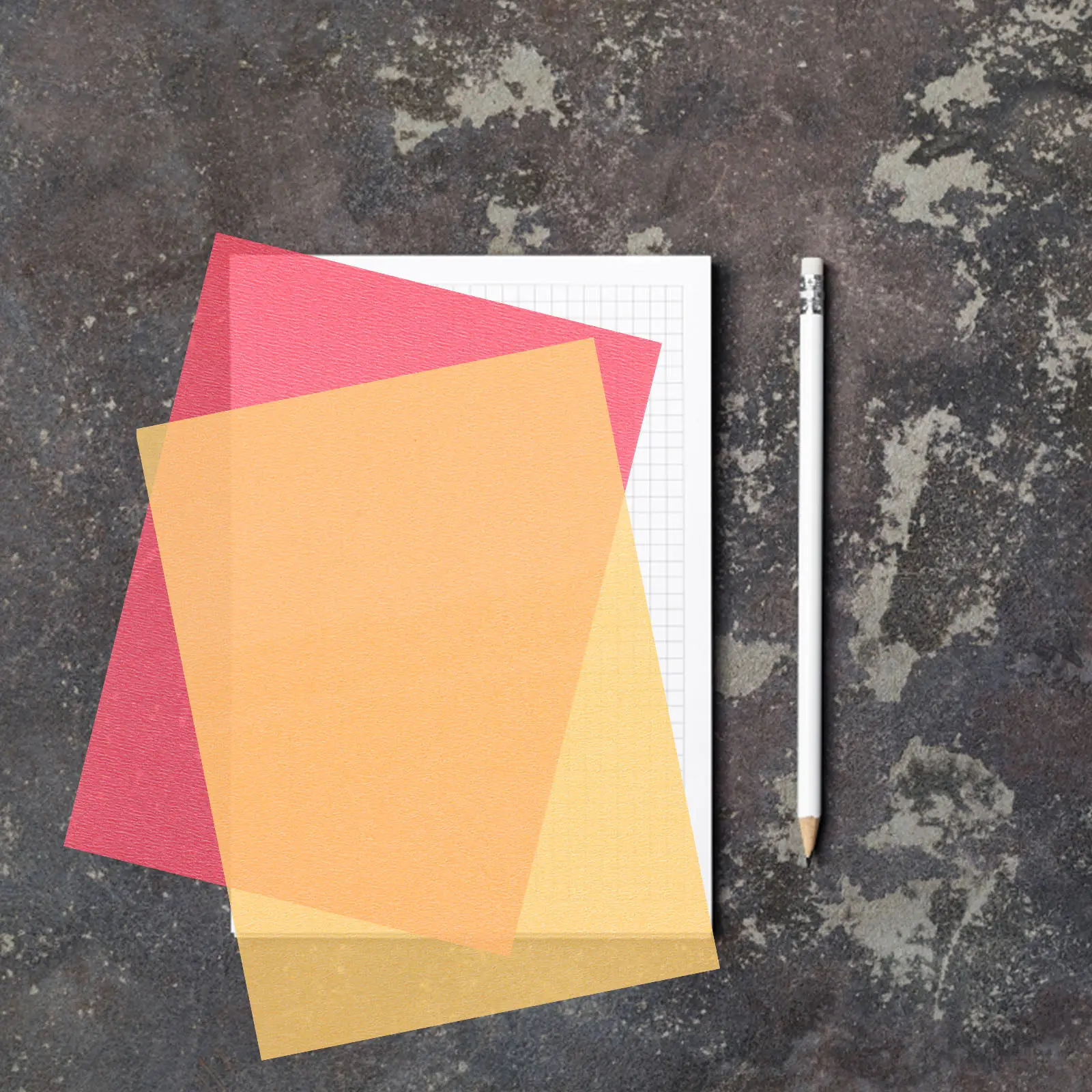 50 Sheets Transfer Paper Strong Breathability Colorful Tracing Paper for Clay Metal Colorful Transfer Copy Sheets