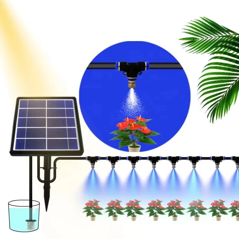 

Solar Automatic Watering System Solar Drip Irrigation System for Balconies, Green Houses, Gardens