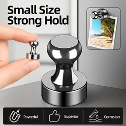 Fridge Magnets Magnetic Push Pins, Neodymium Fridge Magnets for Office, Classroom, Perfect for Whiteboard Magnets